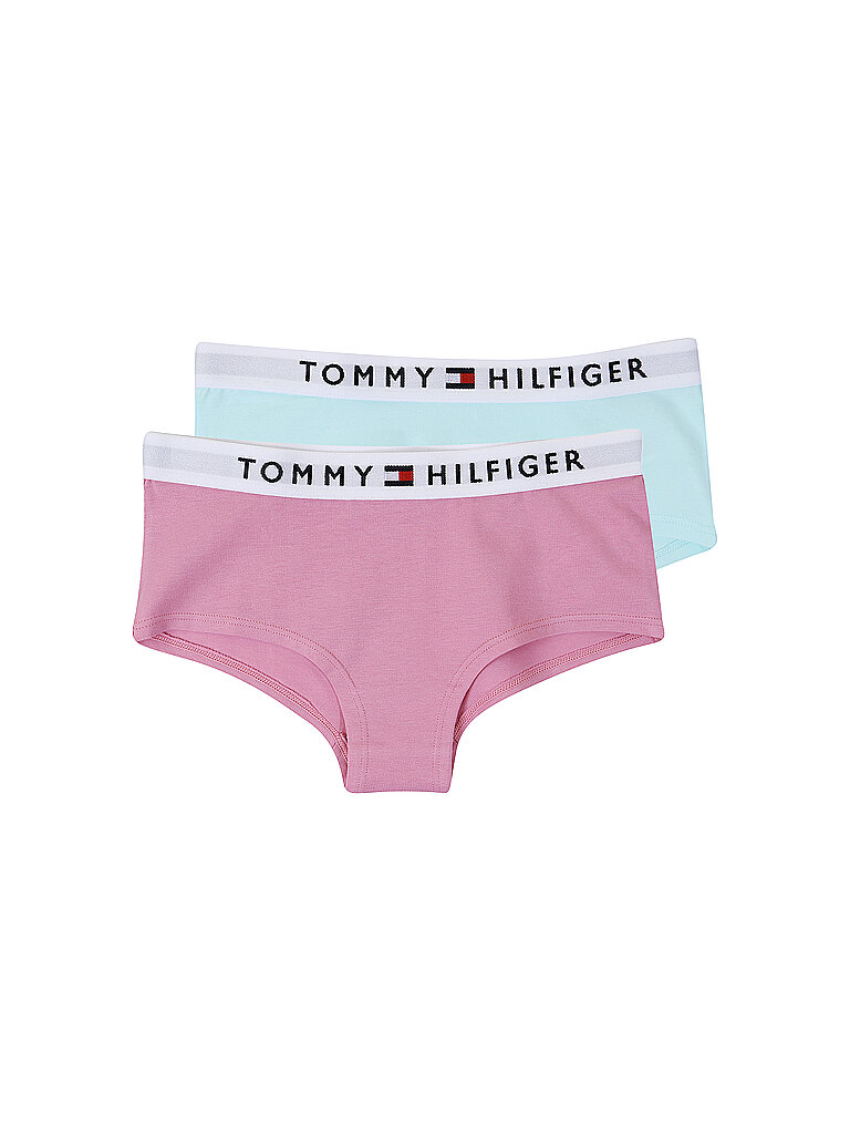 TOMMY HILFIGER Mädchen Pantys 2er Pkg. pink rosa | 14-16J